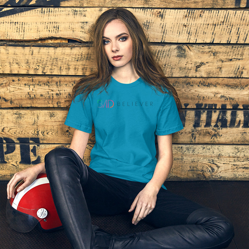 Bad Believer Unisex T-Shirt (Black Print)