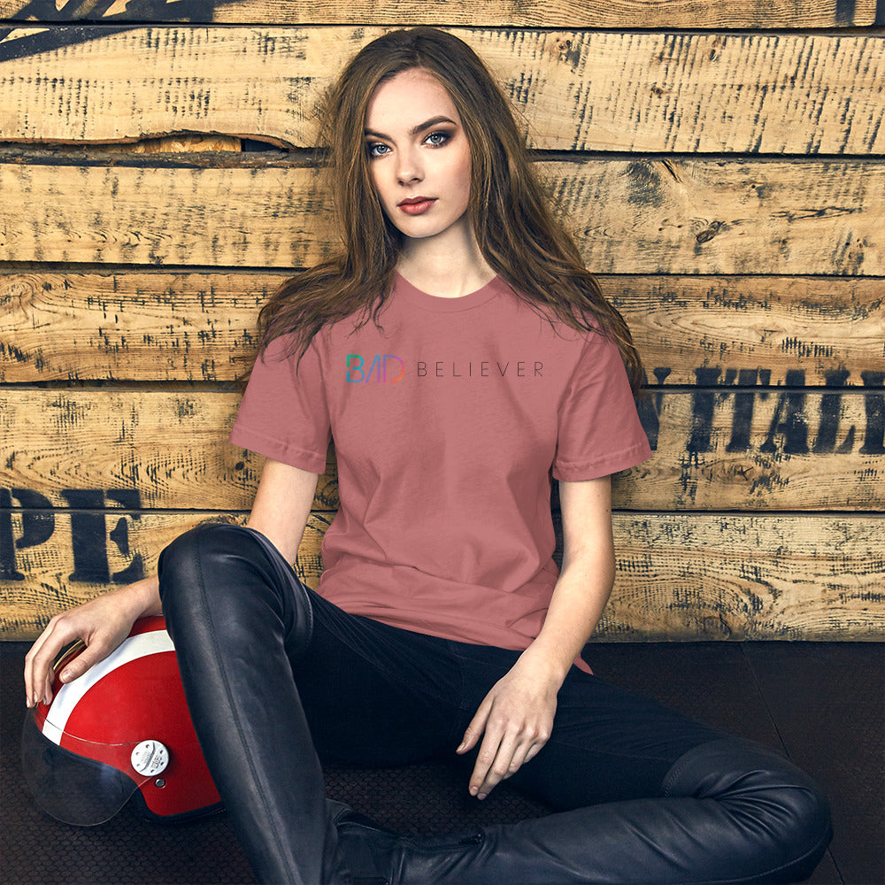 Bad Believer Unisex T-Shirt (Black Print)