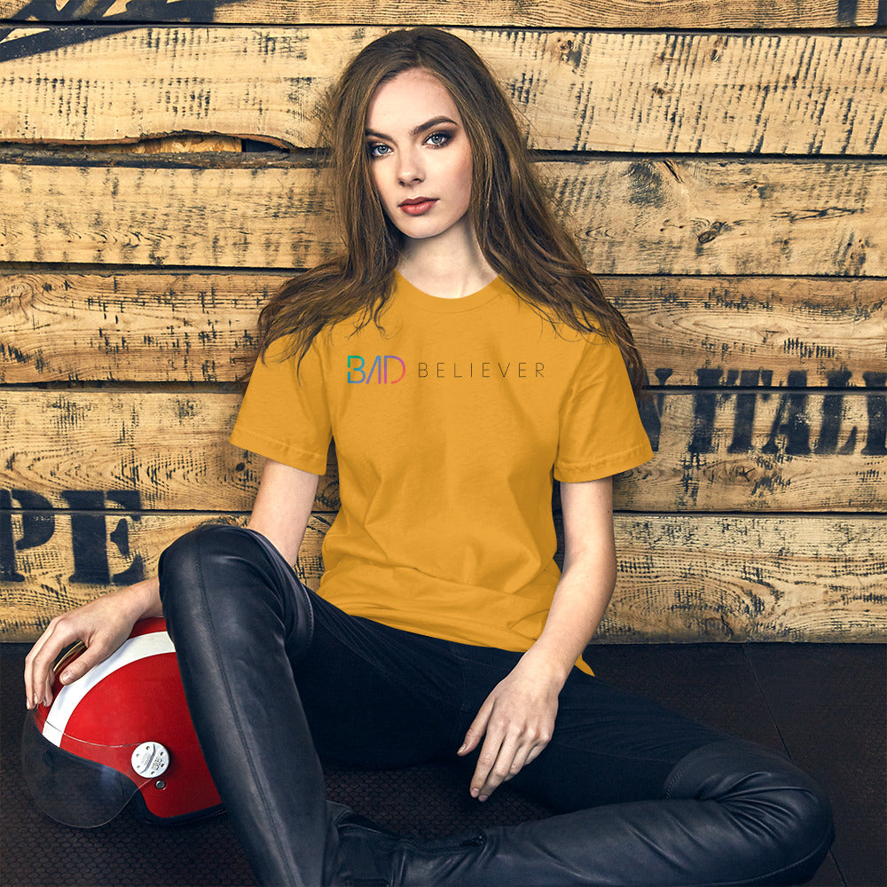 Bad Believer Unisex T-Shirt (Black Print)